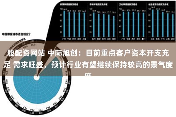 股配资网站 中际旭创：目前重点客户资本开支充足 需求旺盛，预计行业有望继续保持较高的景气度