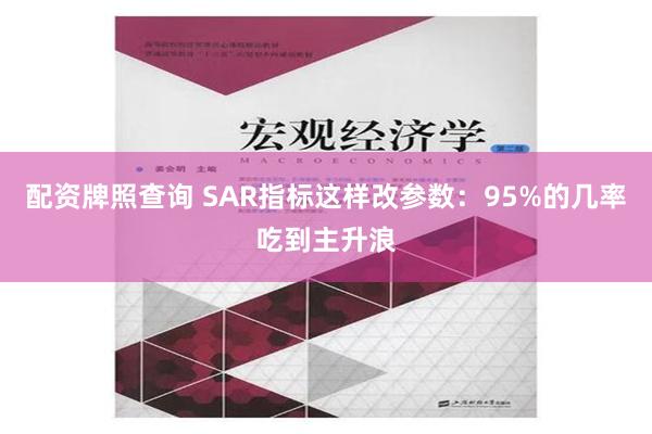 配资牌照查询 SAR指标这样改参数：95%的几率吃到主升浪