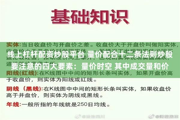 线上杠杆配资炒股平台 量价配合十二条法则炒股要注意的四大要素：量价时空 其中成交量和价