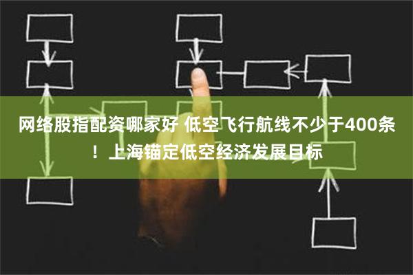 网络股指配资哪家好 低空飞行航线不少于400条！上海锚定低空经济发展目标