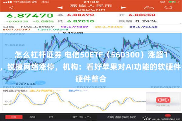 怎么杠杆证券 电信50ETF（560300）涨超1.7%，锐捷网络涨停，机构：看好苹果对AI功能的软硬件整合