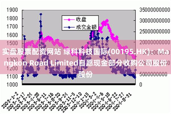 实盘股票配资网站 绿科科技国际(00195.HK)：Mangkon Road Limited自愿现金部分收购公司股份